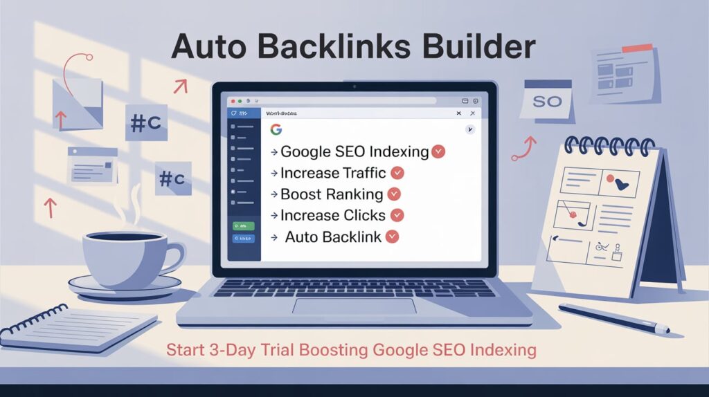 Auto Backlinks Builder for Boosting Google SEO Indexing and Rankings