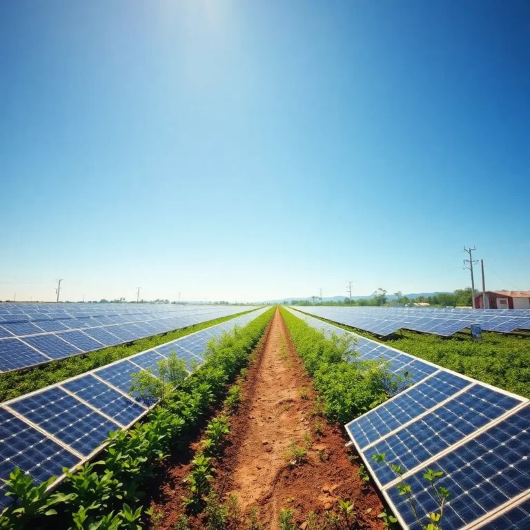Solar Panel Farming: A Sustainable Solution?