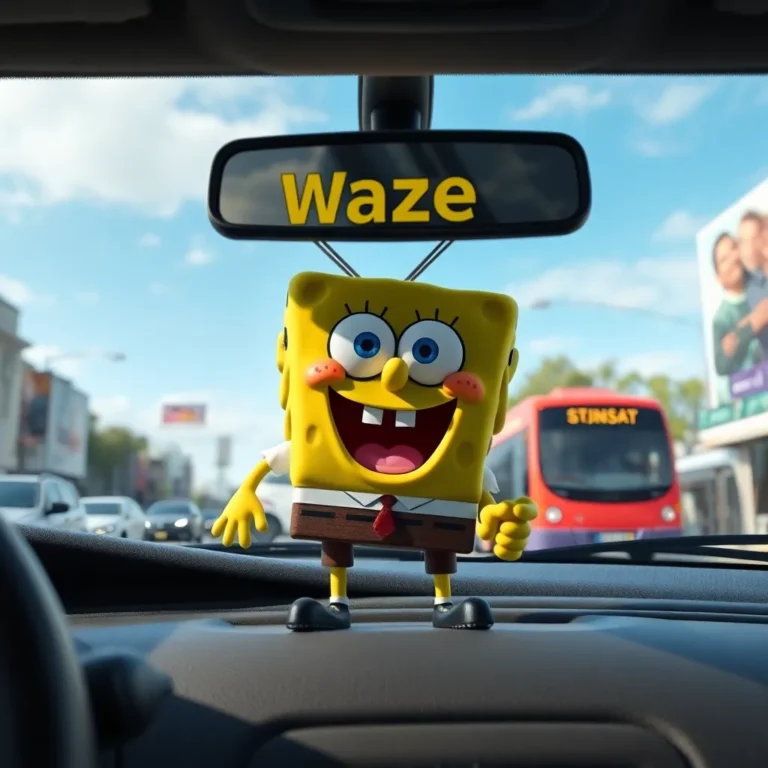 Waze Gets Bubbly: Navigate with SpongeBob SquarePants