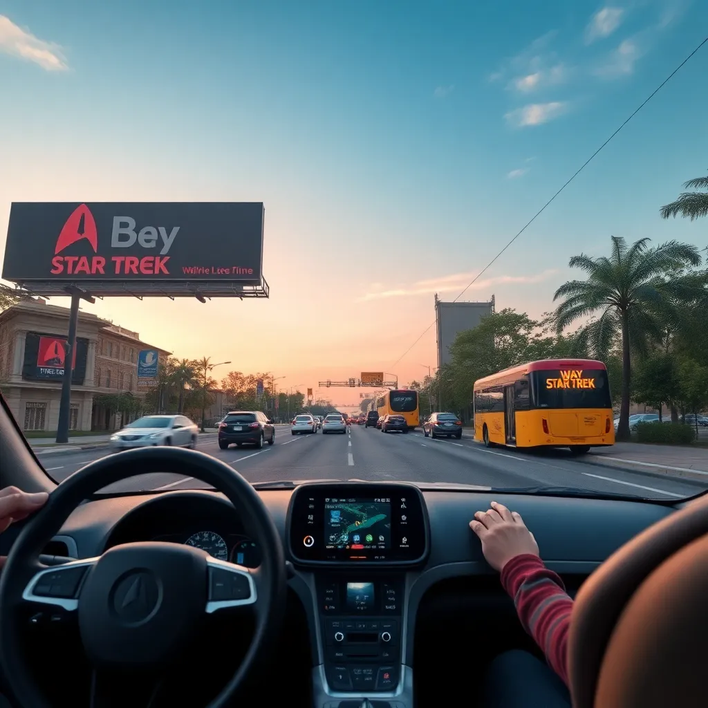 Boldly Navigate: Waze Launches Star Trek Themed Driving Experience