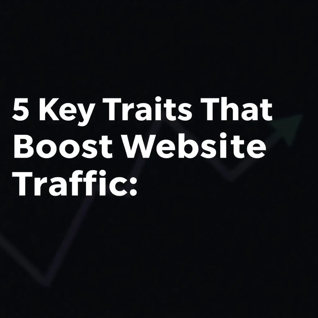 5 KEY TRAITS THAT BOOST WEBSITE TRAFFIC: ANALYSIS OF 400+ SITES