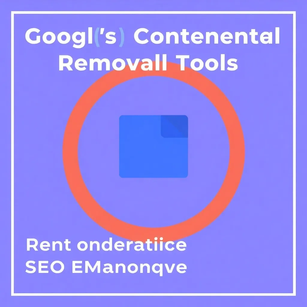GOOGLE'S CONTENT REMOVAL TOOLS: A COMPLETE GUIDE FOR SEO MANAGEMENT