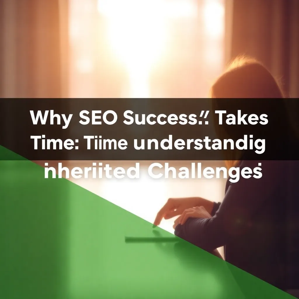 WHY SEO SUCCESS TAKES TIME: UNDERSTANDING INHERITED DIGITAL CHALLENGES