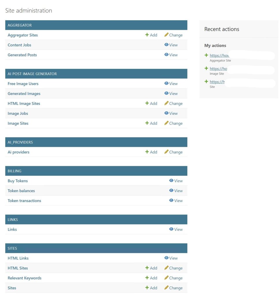 AI Tools Integration Main Panel