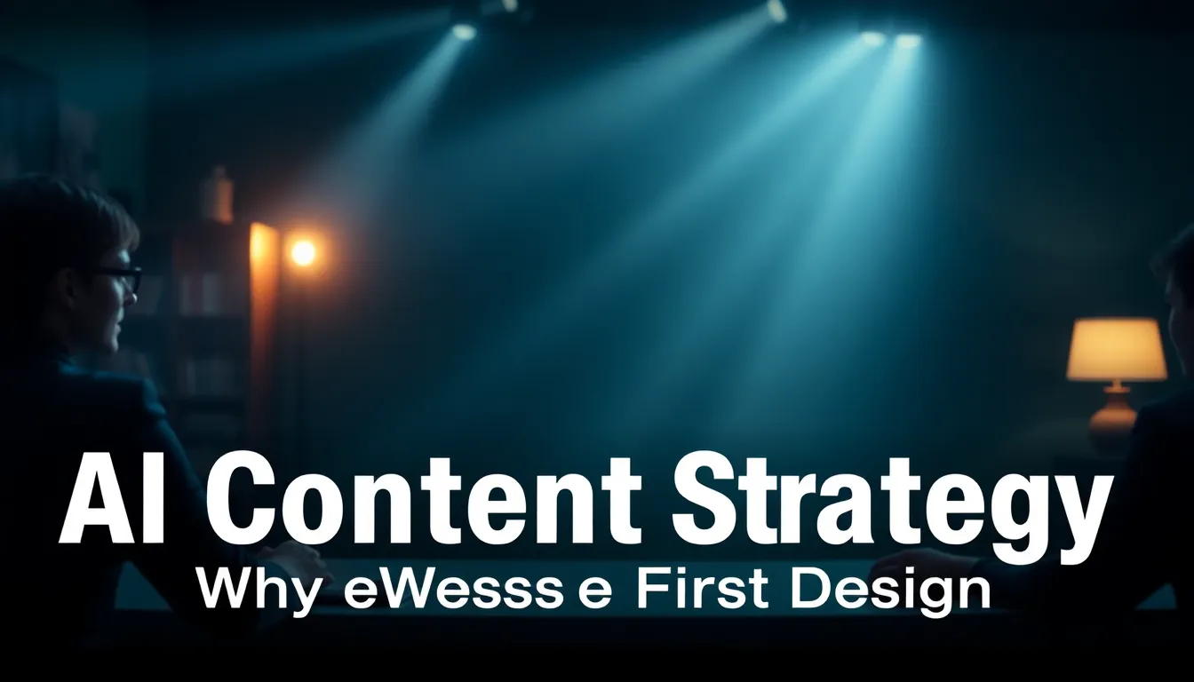 AI CONTENT STRATEGY: WHY WEBSITES NEED MESSAGE-FIRST DESIGN