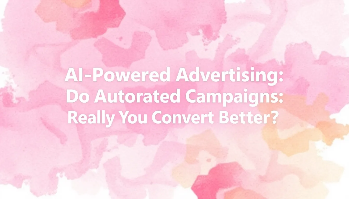 AI-POWERED ADVERTISING: DO AUTOMATED CAMPAIGNS REALLY CONVERT BETTER?