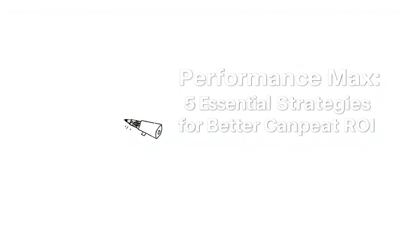 B2B PERFORMANCE MAX: 5 ESSENTIAL STRATEGIES FOR BETTER CAMPAIGN ROI