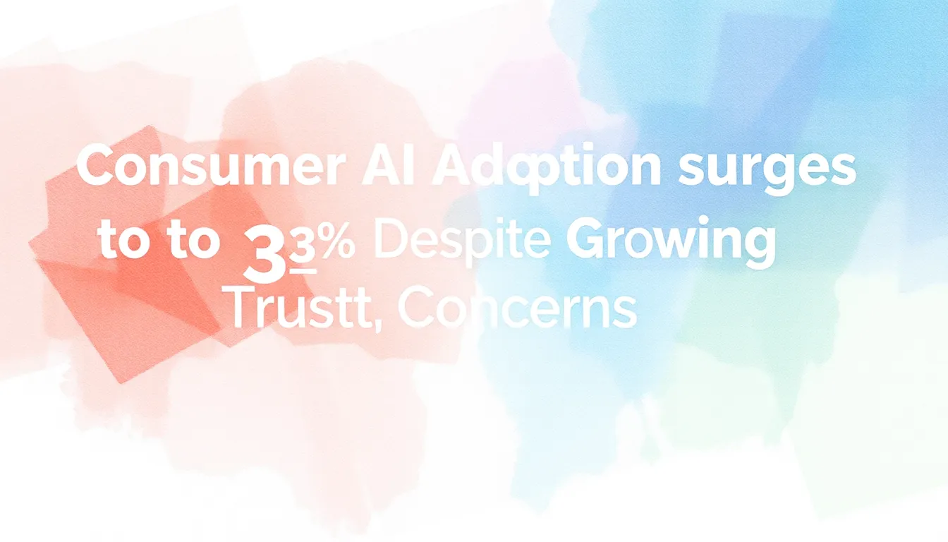 CONSUMER AI ADOPTION SURGES TO 73% DESPITE GROWING TRUST CONCERNS