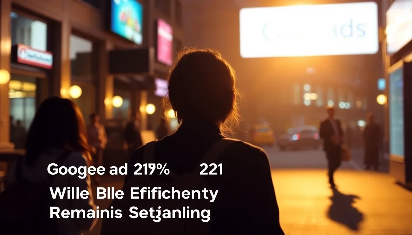 GOOGLE ADS ENGAGEMENT SURGES 21% WHILE EFFICIENCY REMAINS STAGNANT