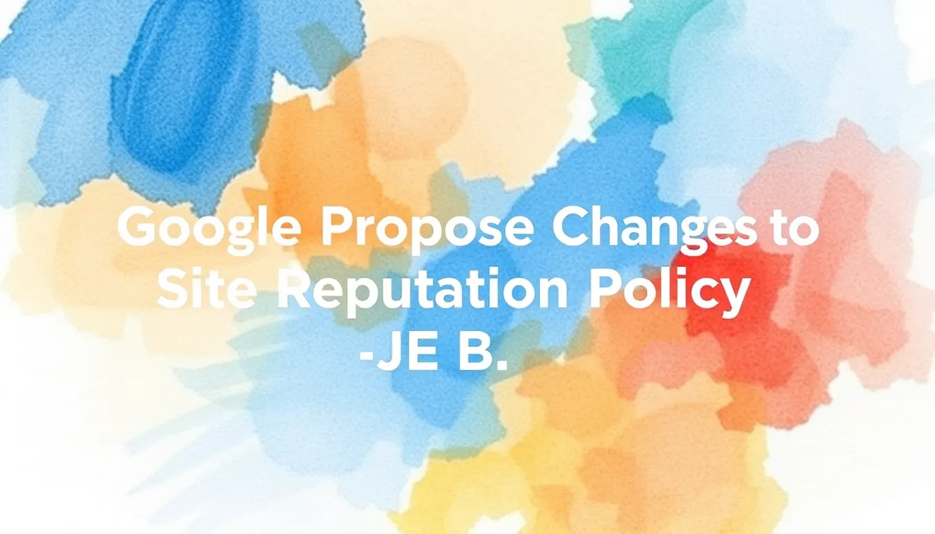 GOOGLE PROPOSES CHANGES TO SITE REPUTATION POLICY FOR EU PUBLISHERS