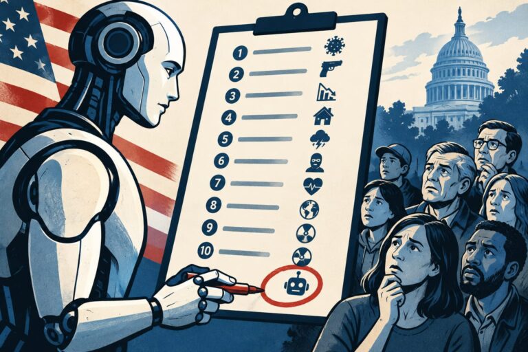 AI Has Officially Cracked America’s Top 10 Fears List